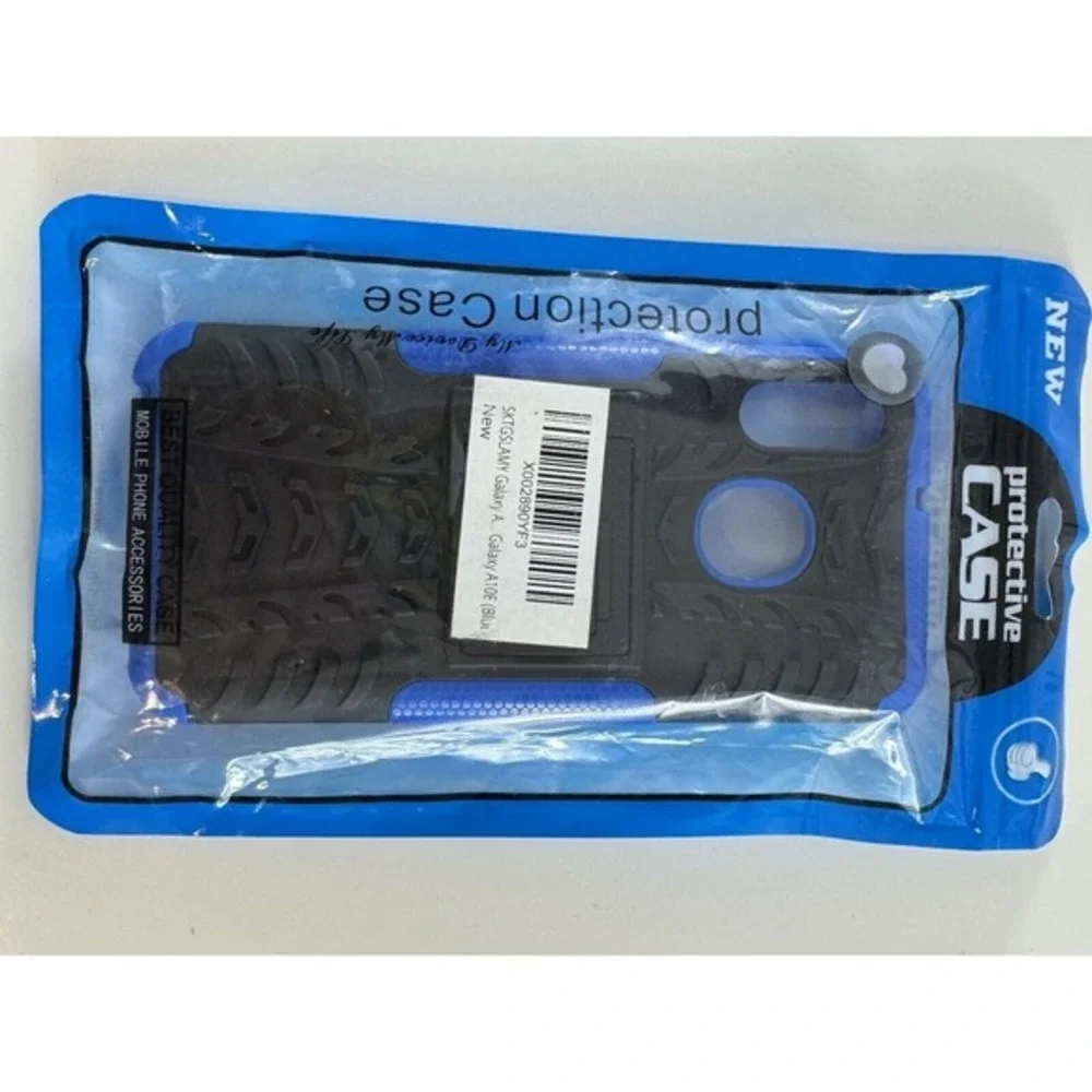 Samsung Galaxy A10E‎ Protective Case Rugged Armor Cover Blue Black 70-08